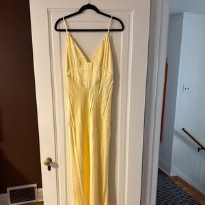 Bardot Capri Diamanté Strap Satin Slip Dress